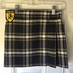 Authentic Sports Kilt Plaid Skirt